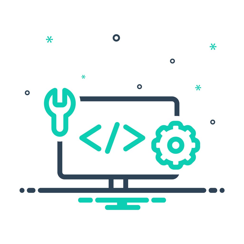 Backend-Entwicklung als Motiv der alten Backend-Seite